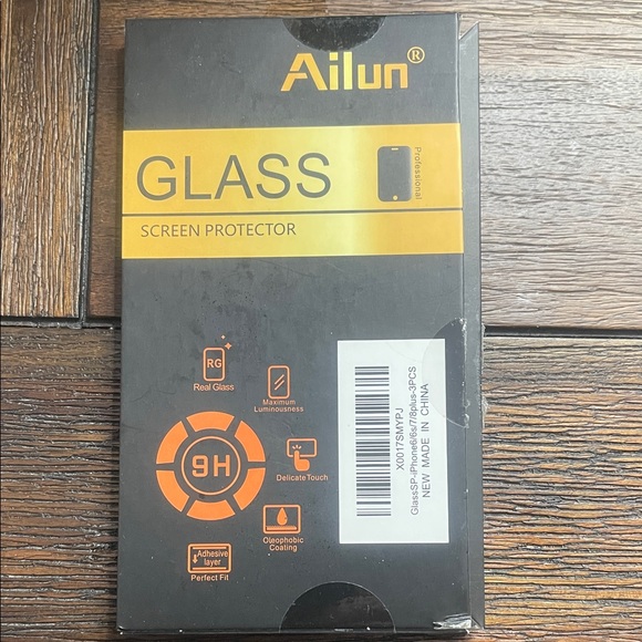 Ailun Orange and Black Glass Screen Protector - Picture 1 of 4